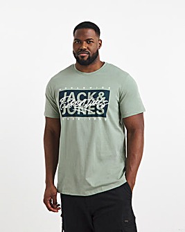 Jack & Jones Colton Crew Neck T-Shirt - Iceberg Green