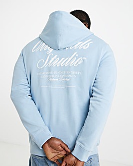 Jack & Jones Norrebro Back Graphic Hoodie - Blue