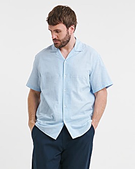 Jack & Jones Breeze Resort Shirt - Chambray Blue