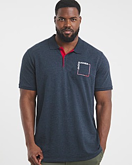 Jack & Jones Verner Logo Polo - Sky Captain