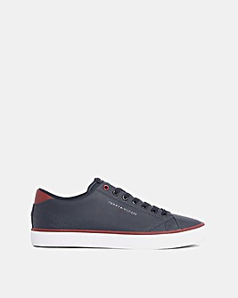 Tommy Hilfiger Hi Vul Core Low Leather - Navy