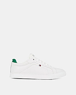 Tommy Hilfiger Icon Court Trainer - Green/Ecru