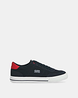 Jack & Jones Rob Canvas Combo Trainer - Navy/Red