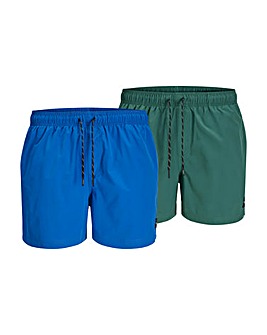 Jack & Jones Maui 2 Pack Swim Short - Multi