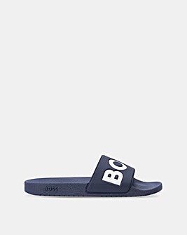 BOSS Dark Blue Aryeh Slide - Dark Blue