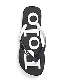 Polo Ralph Lauren Bolt Flip Flops - Black