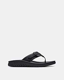 Clarks Wesley Sun Shoe - Black