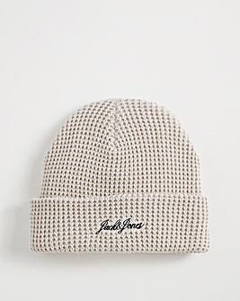 Jack & Jones Waffle Logo Beanie