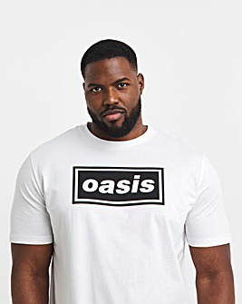 Jack & Jones Oasis Crew Neck T-Shirt - White/Multi