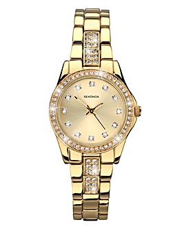 Sekonda christmas set rose on sale gold