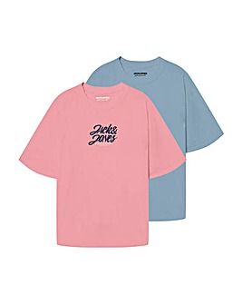 Jack Jones Avria T-Shirt - 2 Pack - Multi
