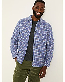 Fatface Acton Check Shirt - Purple