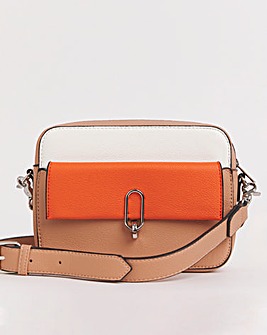 Colour Block Classic Buckle Camera Bag