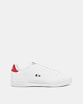 Lacoste Carnaby Cup Trainers - White/Navy/Red