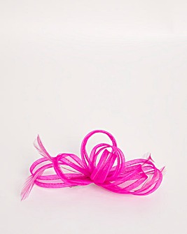 Fuchsia Bow Clip Fascinator