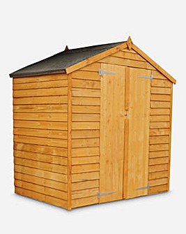 Mercia 6x4 Overlap Value Shed with Double Doors