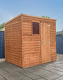 Mercia 7x5 Overlap Shed with Reverse Window