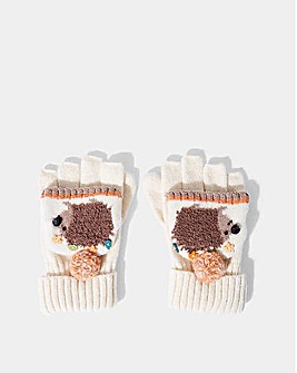 Joe Browns Cute Little Hedgehogs Mittens