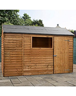 Mercia 10x6 Overlap Shed with Reverse Window