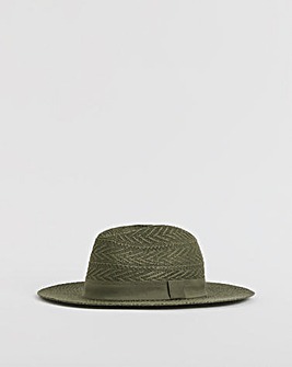 Khaki Western Cowboy Straw Hat