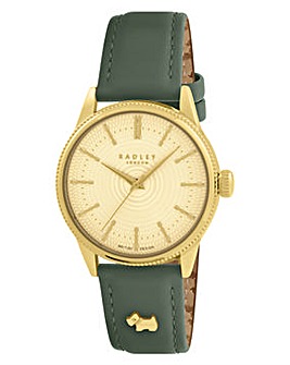 Radley Ladies Green & Gold Watch