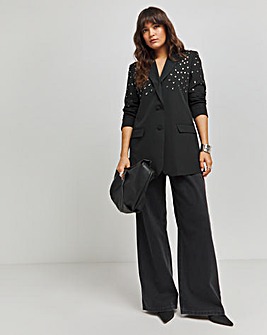 Black Embellished Blazer