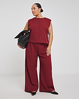 Tailored Wide Leg Trousers