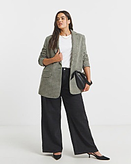 Simply Be Oversized Houndstooth Blazer