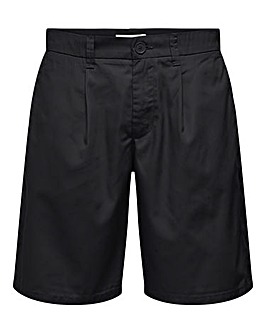 Only & Sons Kal Wide Chino Short - Black