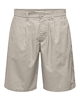 Only & Sons Kal Wide Chino Short - Natural