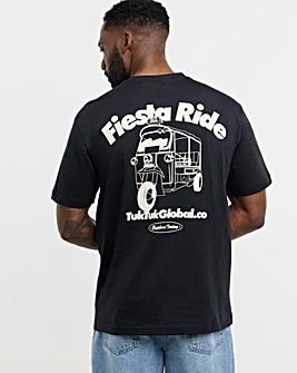 Only & Sons Fiesta Back Graphic T-Shirt - Black