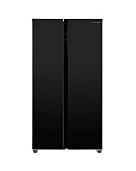 Russell Hobbs RH90AFF201B Slim American Fridge Freezer - Black E Rated