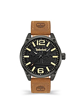 Timberland Ripley Z Brown Leather Strap Gun 3ATM