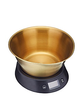 MasterClass 5kg Digital Scale with Brass Finish Bowl