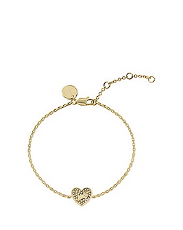 Radley 18ct Gold Plated Heart Bracelet