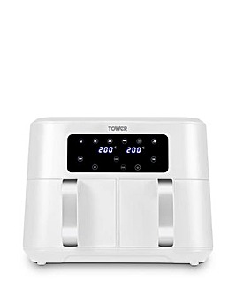 Tower Vortx White 8.5L Dual Basket Air Fryer