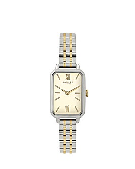 Radley Ladies Two Tone Rectangle Bracelet Watch