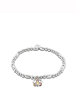 Clogau Dwynwen Silver and Opal Affinity Bracelet