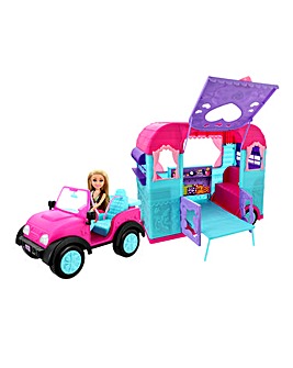 Sparkle Girlz Deluxe Jeep & Caravan Playset Set
