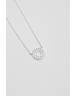 Simply Silver Sterling Silver 925 Cut Out Heart Pendant Necklace