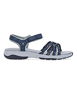 Heavenly Soles Sports Sandals Wide E Fit