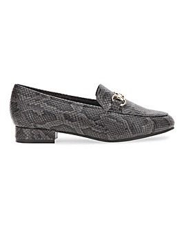 Albert Cut Loafer with Trim Wide E Fit