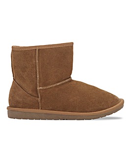 Low Cut Warm Lined Boot Wide E Fit