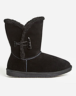 Warm Lined Boot Extra Wide EEE Fit