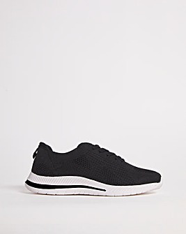 Cushion Walk Fly Knit Trainer Wide E Fit