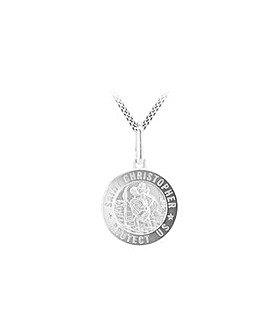 Sterling Silver St.Christopher Necklace