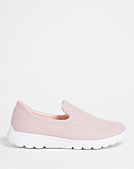 Cushion Walk Slip On Trainer Extra Wide EEE Fit