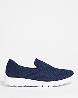 Cushion Walk Slip On Trainer Extra Wide EEE Fit