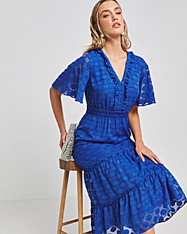 Joanna Hope Spot Midi Dress