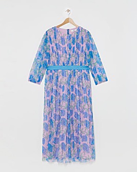 Joanna Hope Mesh Maxi Dress